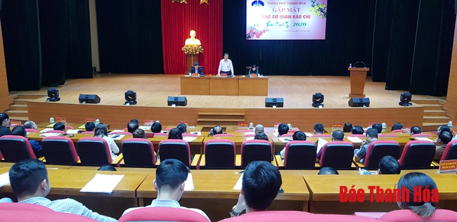 TP Thanh Hoá gặp mặt báo chí nhân dịp đón Xuân Canh Tý 2020