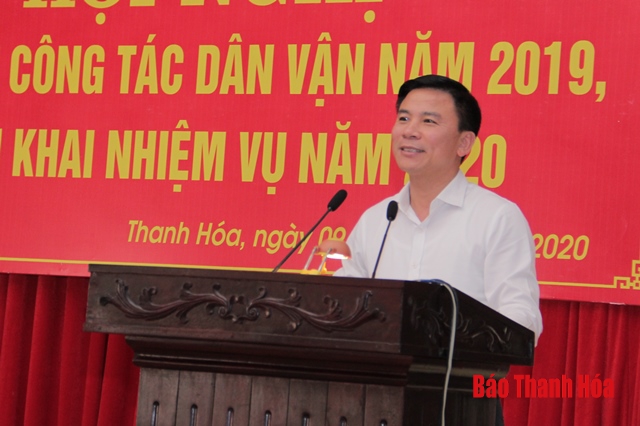 Công tác dân vận phải trực tiếp góp phần chuẩn bị, tổ chức thành công Đại hội Đảng bộ các cấp