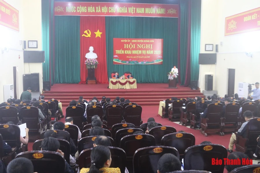 Huyện Đông Sơn triển khai nhiệm vụ phát triển kinh tế - xã hội năm 2020