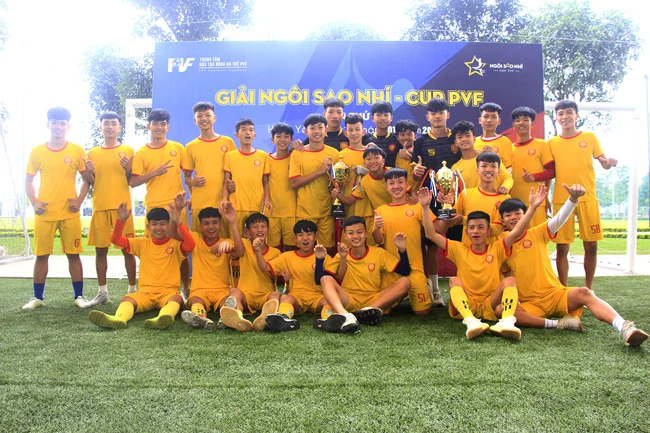 Đội U15 Thanh Hóa giành cú đúp danh hiệu tại giải bóng đá Ngôi sao nhí - Cúp PVF 2020