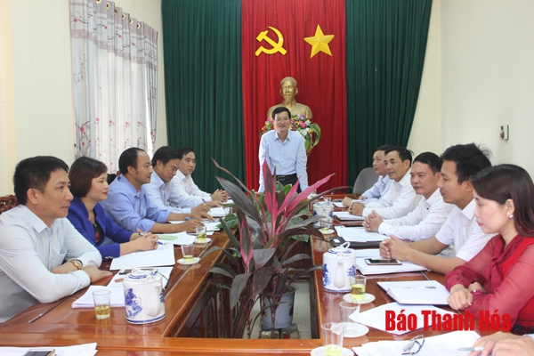 Đảng bộ huyện Yên Định chuẩn bị tốt các điều kiện tổ chức thành công đại hội đảng các cấp