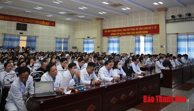 Bệnh viện Đa khoa tỉnh Thanh Hóa tập huấn phác đồ điều trị và các biện pháp phòng, chống nCoV