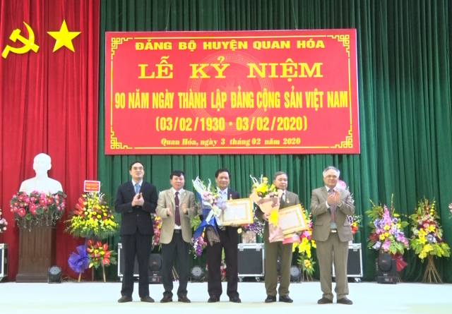 Huyện Quan Hóa kỷ niệm 90 năm Ngày thành lập Đảng Cộng sản Việt Nam