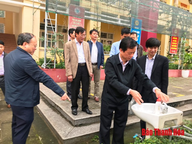 Kiểm tra công tác phòng chống dịch Covid-19 tại huyện Đông Sơn
