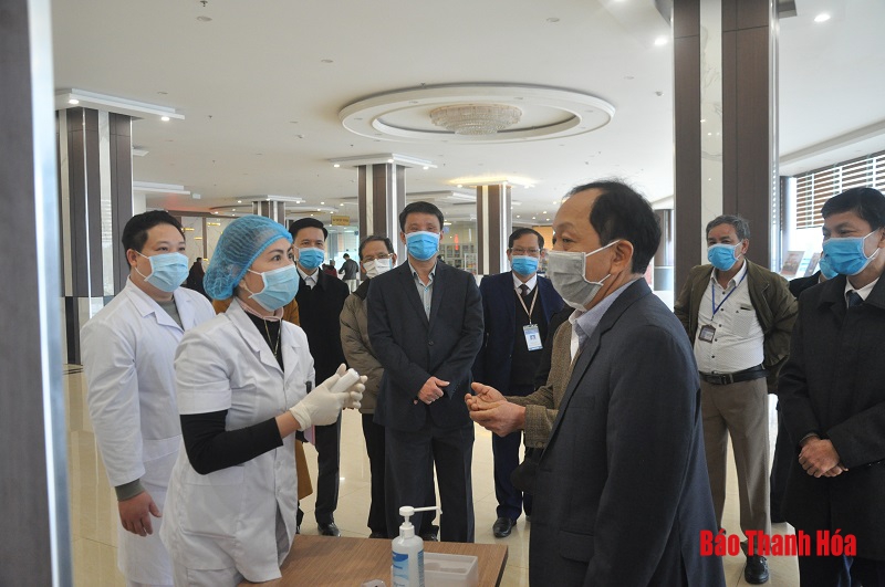 Ban Văn hóa - Xã hội HĐND tỉnh giám sát công tác phòng, chống dịch nCoV tại huyện Tĩnh Gia