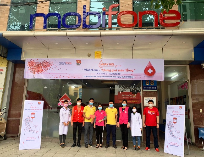 Mobifone Thanh Hóa tổ chức Ngày hội hiến máu “Mobifone – Những giọt máu Hồng”