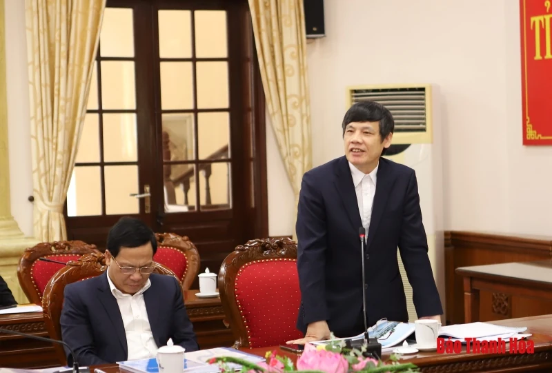 Thường trực Tỉnh ủy Thanh Hóa cho ý kiến vào một số dự án, phương án quy hoạch trên địa bàn tỉnh