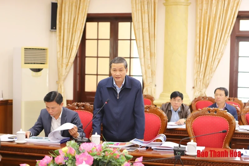Thường trực Tỉnh ủy Thanh Hóa cho ý kiến vào một số dự án, phương án quy hoạch trên địa bàn tỉnh
