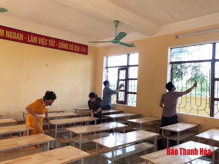 Thanh Hóa: Chuẩn bị tốt công tác phòng chống dịch trong các trường học