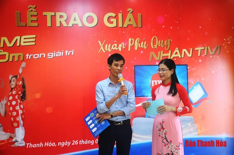 VNPT Thanh Hóa trao nhiều giải thưởng giá trị cho khách hàng dịp đầu năm