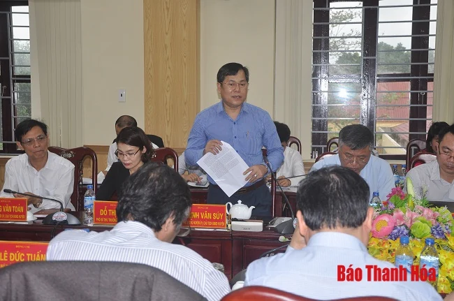 Phó Bí thư Thường trực Tỉnh ủy Đỗ Trọng Hưng thăm, làm việc tại huyện Thiệu Hóa