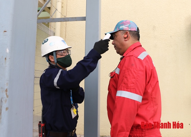 Chủ động kiểm soát để phòng dịch COVID-19 tại Công ty TNHH Lọc hóa dầu Nghi Sơn