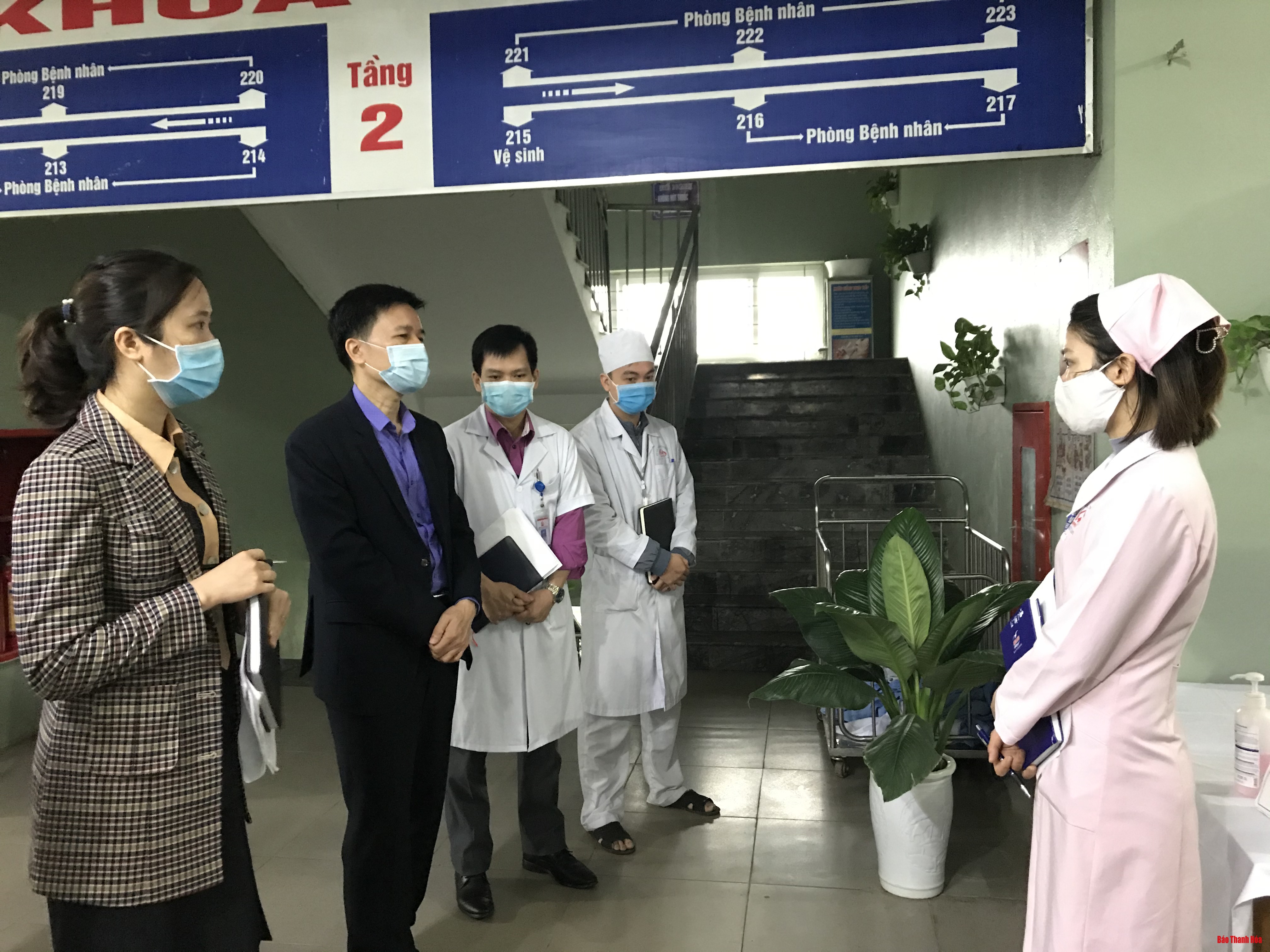 Kiểm tra công tác đáp ứng phòng chống dịch COVID-19 tại các cơ sở y tế trên địa bàn huyện Yên Định và Thiệu Hoá