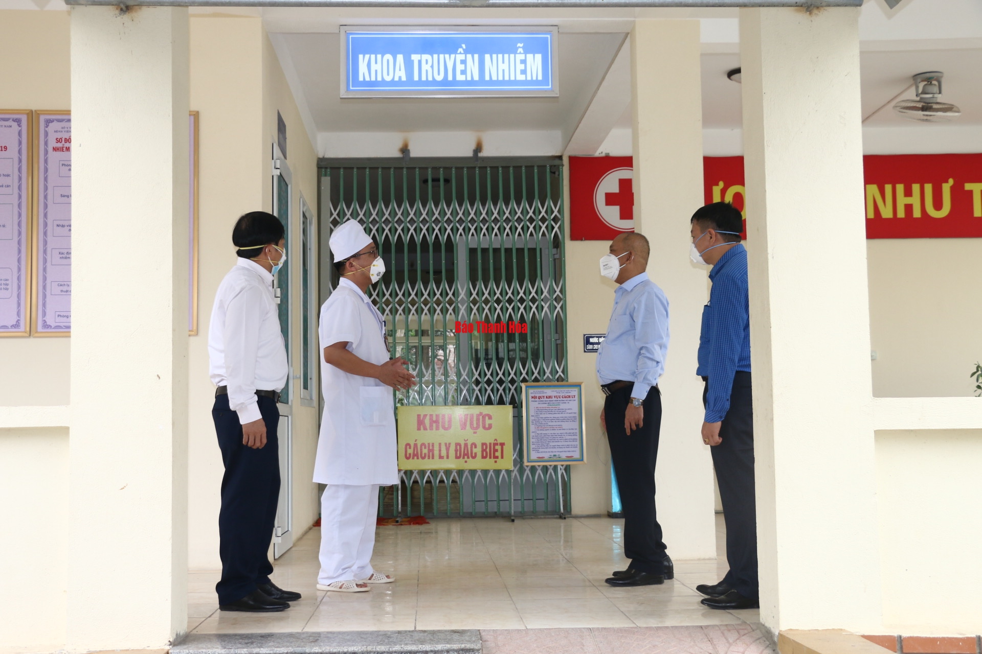 Kiểm tra công tác đáp ứng phòng chống dịch tại thị xã Bỉm Sơn