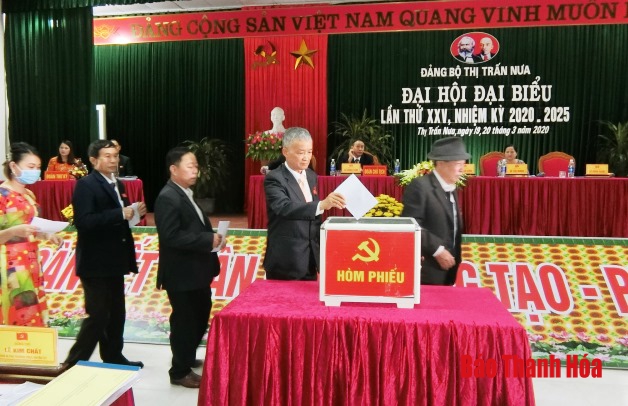 Đảng bộ Thị trấn Nưa (Triệu Sơn) tổ chức thành công Đại hội lần thứ XXV