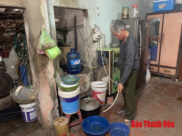 Người dân xã Hoằng Quang “khát” nước sạch