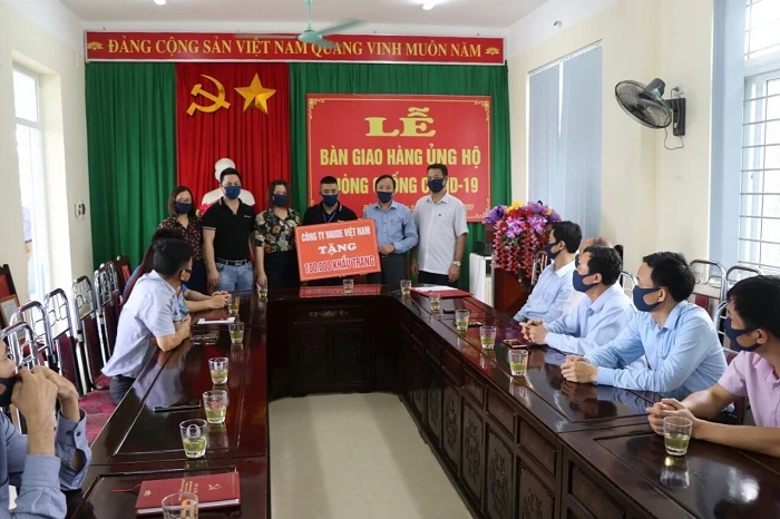  MTTQ thị xã Bỉm Sơn tiếp nhận trên 174 triệu đồng và 101 nghìn khẩu trang ủng hộ phòng chống dịch COVID-19