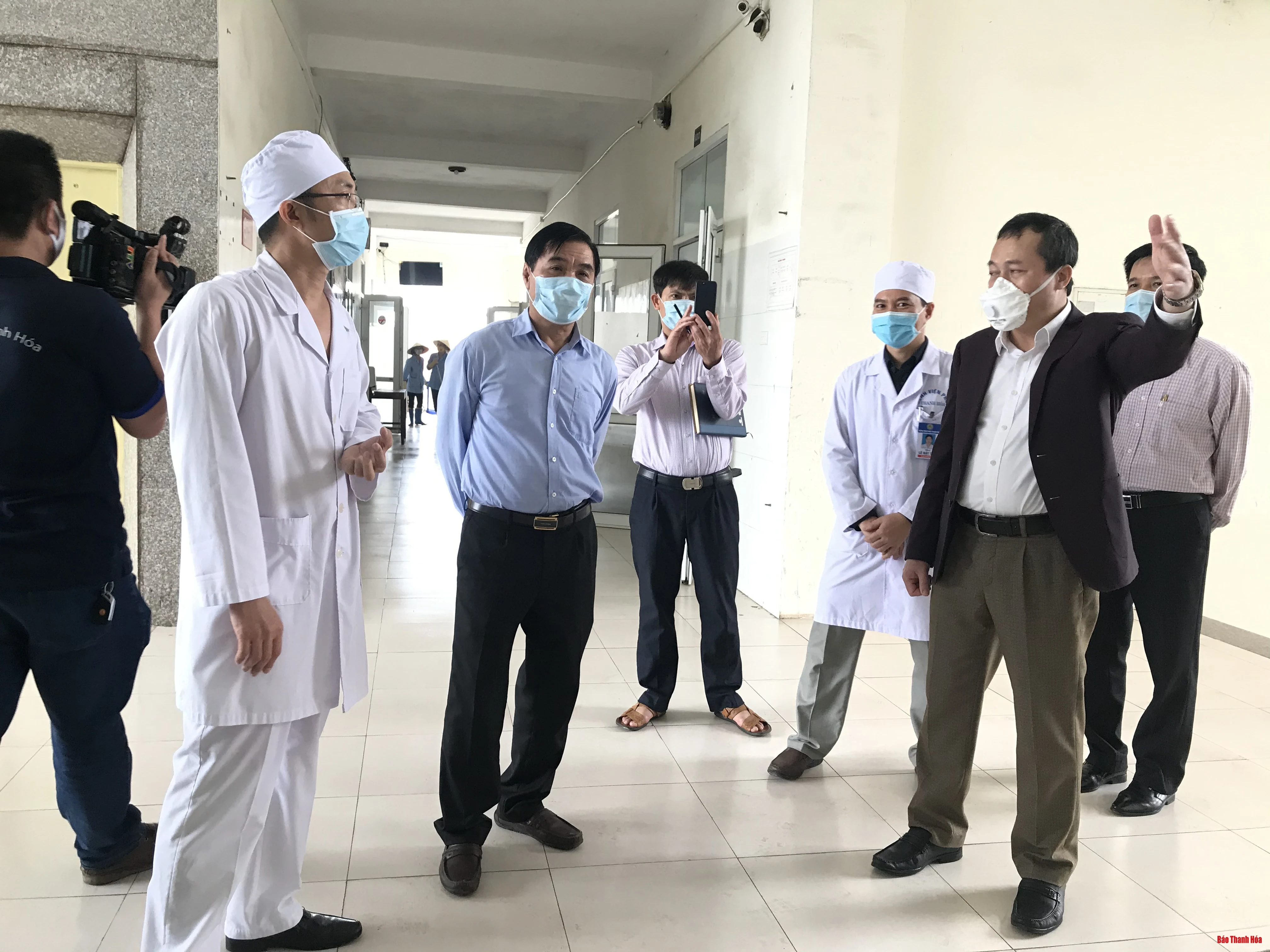 Kiểm tra phương án chuẩn bị các điều kiện điều trị bệnh nhân COVID- 19 tại Bệnh viện Phổi Thanh Hóa