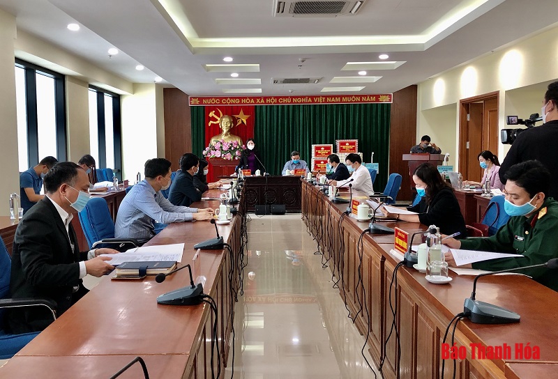 Trưởng Ban Dân vận Tỉnh ủy, Chủ tịch Ủy ban MTTQ tỉnh kiểm tra công tác phòng, chống dịch COVID -19 tại TP Thanh Hóa