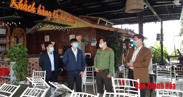 Kiểm tra công tác phòng chống dịch COVID-19 tại TP Sầm Sơn