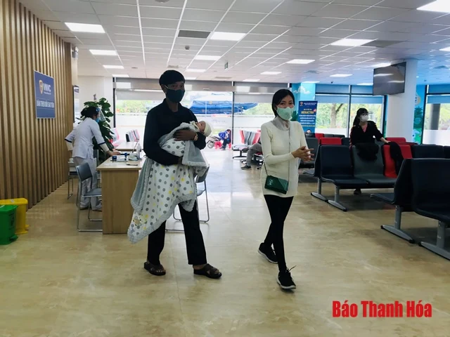 Hoạt động tiêm chủng tại Trung tâm Tiêm chủng VNVC Thanh Hóa vẫn diễn ra dù đã có yêu cầu tạm dừng tiêm chủng
