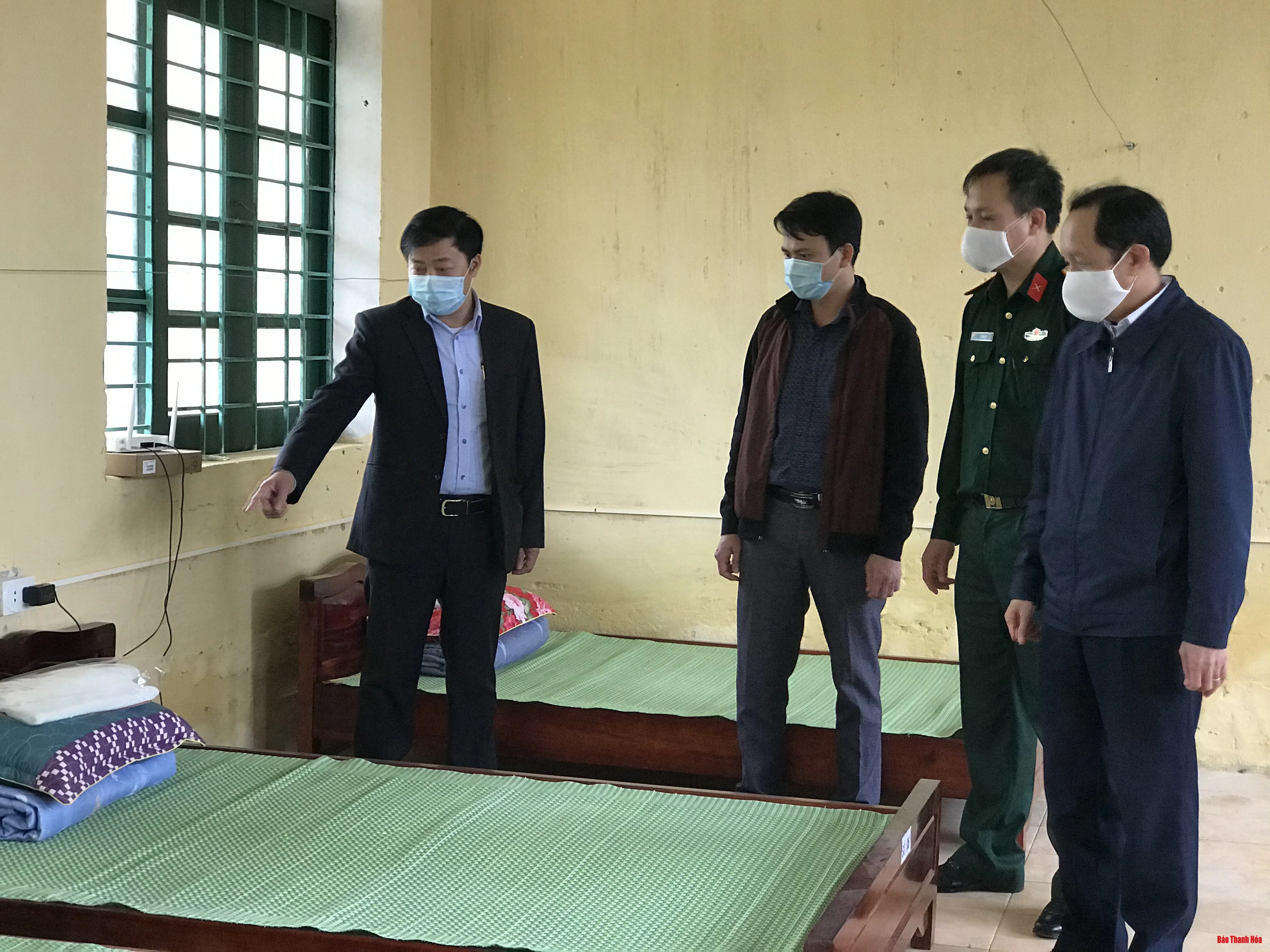 Kiểm tra công tác đáp ứng phòng chống dịch COVID-19 tại Nông Cống
