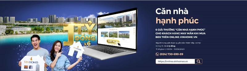 Vinhomes chính thức ra mắt sàn giao dịch bất động sản trực tuyến
