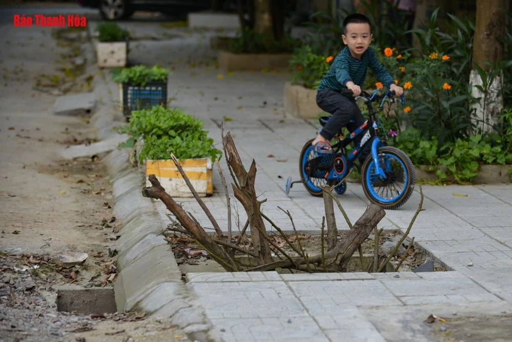TP Thanh Hóa: Đường làm dang dở, miệng cống thiếu nắp gây mất an toàn