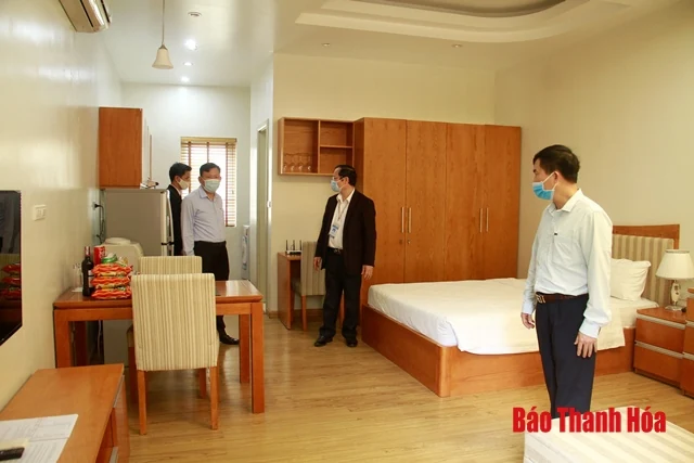 Hoàn thành khu cách ly tập trung cho các chuyên gia nước ngoài đến làm việc tại Khu kinh tế Nghi Sơn