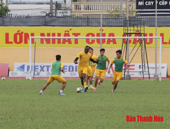 CLB Thanh Hóa tập luyện cường độ cao, sẵn sàng chờ V.League trở lại