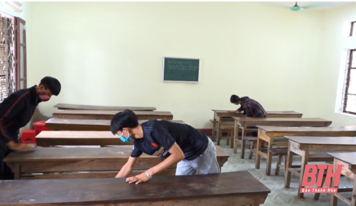 Vĩnh Lộc: Các trường học sẵn sàng đón học sinh đi học trở lại