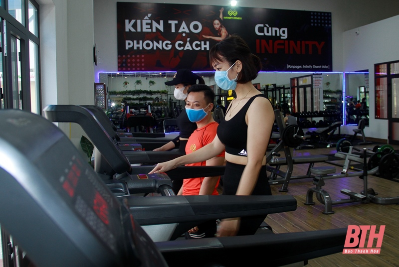 Các trung tâm dịch vụ thể dục, thể thao và chăm sóc sắc đẹp tại Thanh Hoá ngày đầu hoạt động trở lại