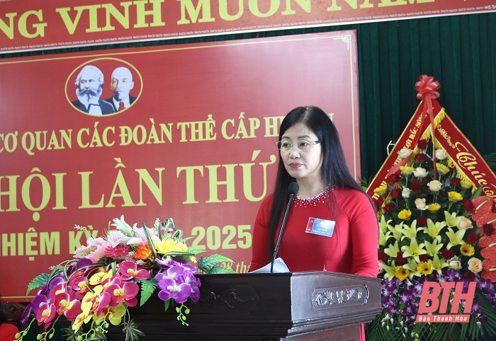Đại hội Đảng bộ cơ quan các đoàn thể huyện Hoằng Hóa