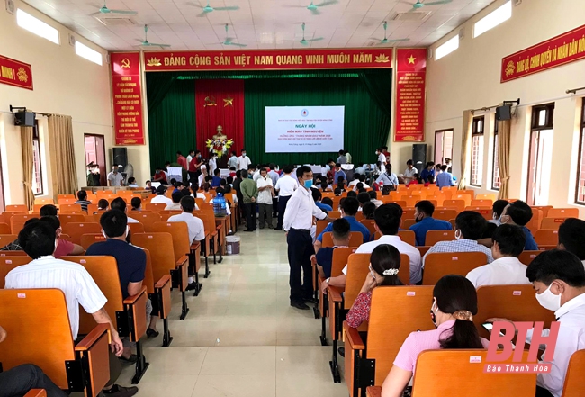 Nông Cống: Hơn 1.000 người tham gia Ngày hội hiến máu tình nguyện