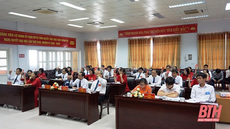 Đại hội Đảng bộ cơ quan Ủy ban MTTQ tỉnh Thanh Hoá lần thứ XXVI