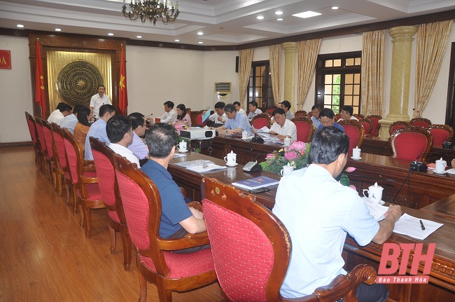 Ban Thường vụ Tỉnh ủy Thanh Hóa cho ý kiến vào Dự thảo báo cáo chính trị trình Đại hội đại biểu Đảng bộ huyện Quan Sơn lần thứ VI