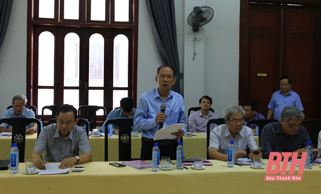 Liên hiệp các Hội Khoa học và Kỹ thuật Thanh Hóa góp ý vào dự thảo Báo cáo chính trị của BCH Đảng bộ tỉnh