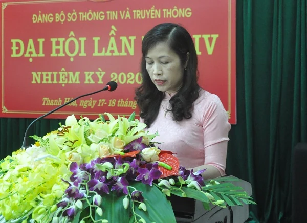 Đại hội đại biểu Đảng bộ Sở Thông tin và Truyền thông lần thứ IV