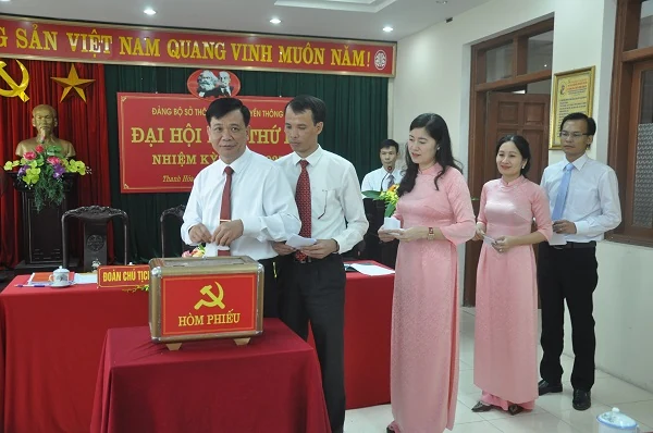 Đại hội đại biểu Đảng bộ Sở Thông tin và Truyền thông lần thứ IV