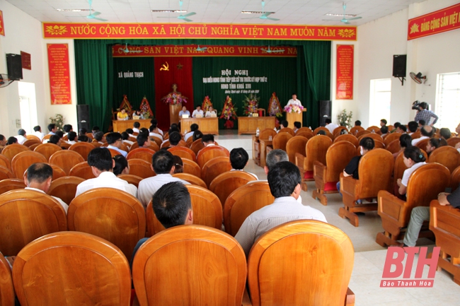 Đại biểu HĐND tỉnh tiếp xúc cử tri huyện Quảng Xương