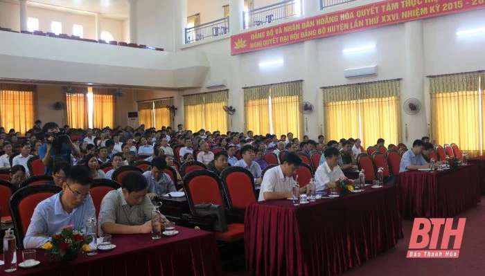 Đại biểu HĐND tỉnh tiếp xúc cử tri huyện Hoằng Hóa