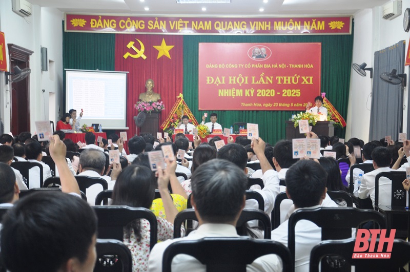 Đại hội Đảng bộ Công ty CP Bia Hà Nội - Thanh Hóa
