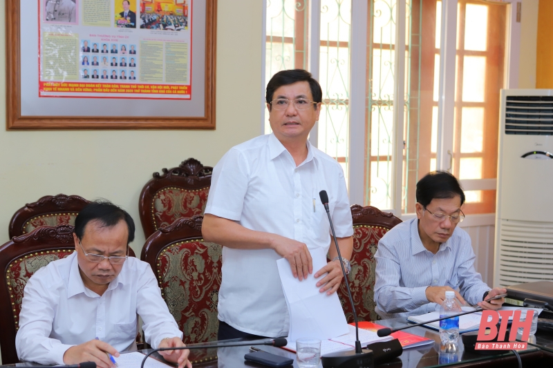 Thường trực Tỉnh ủy Thanh Hóa chỉ đạo rút kinh nghiệm sau Đại hội đại biểu Đảng bộ huyện Quan Sơn