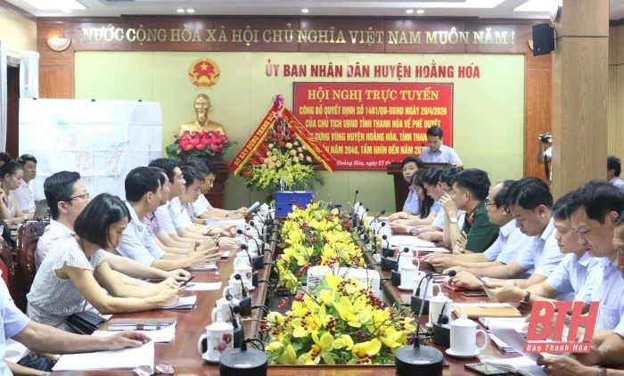 Công bố quy hoạch xây dựng vùng huyện Hoằng Hóa đến năm 2040, tầm nhìn đến năm 2070