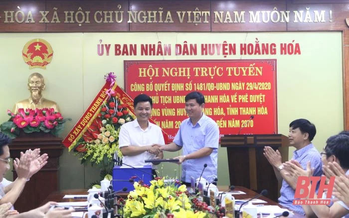 Công bố quy hoạch xây dựng vùng huyện Hoằng Hóa đến năm 2040, tầm nhìn đến năm 2070