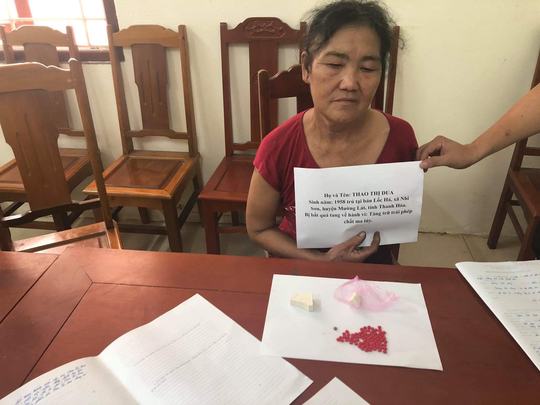 Công an huyện Mường Lát b ắt quả tang đối tượng tàng trữ ma túy