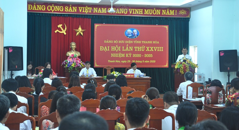 Đại hội Đảng bộ Bưu điện tỉnh Thanh Hóa lần thứ XXVIII