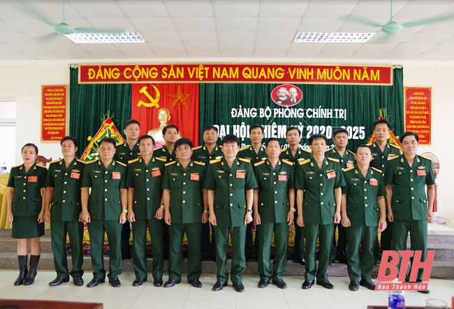 Đại hội Đảng bộ Phòng Chính trị, Đảng bộ Quân sự tỉnh nhiệm kỳ 2020-2025