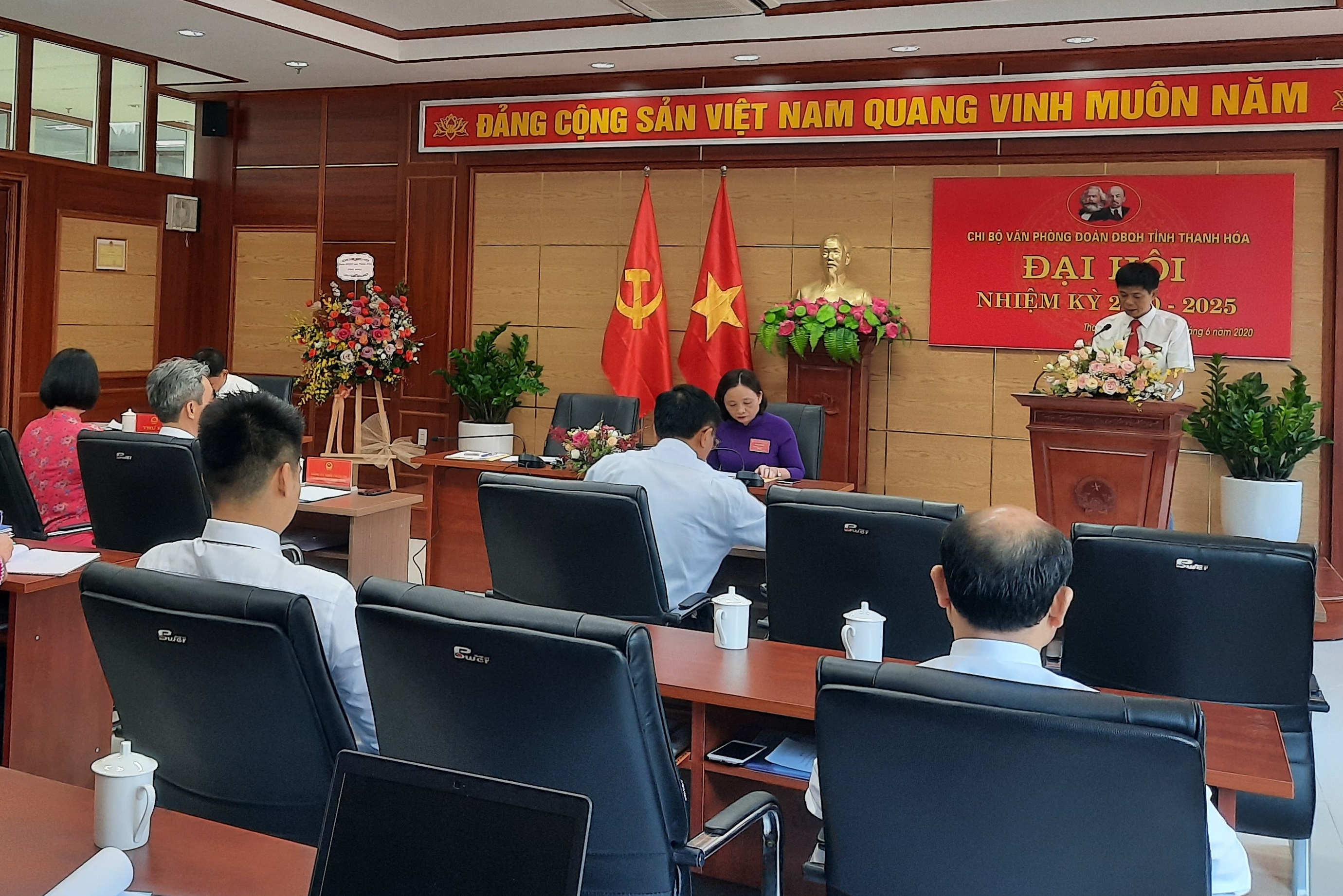 Đại hội Chi bộ Văn phòng Đoàn ĐBQH tỉnh Thanh Hóa, nhiệm kỳ 2020-2025