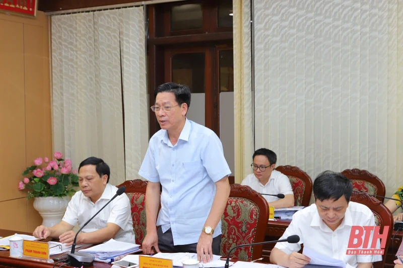 Thường trực HĐND tỉnh Thanh Hóa cho ý kiến vào một số nội dung trình tại Kỳ họp thứ 12, HĐND tỉnh khoá XVII